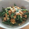まゆちゃずママ's cooksnap of when they made ささげと炒り卵和え.