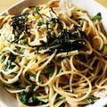 ゆみっき's cooksnap of when they made 大根の葉とツナの和風パスタ.