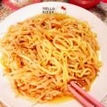 ののっく's cooksnap of when they made 鶏皮ともやしのポン酢和え.
