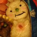 リスのしっぽ's cooksnap of when they made 簡単キュート☆うさぎちゃんのお弁当.