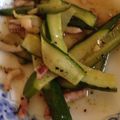 おむポム's cooksnap of when they made キュウリと一夜干しいかの炒め物.