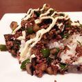 ぷよたんまめたん's cooksnap of when they made ご飯のお供♪茄子とピーマンの挽き肉炒め.