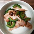 プッティー's cooksnap of when they made 旨～い☆ゴーヤと魚肉ソーセージ炒め.