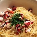 もふもふ花ちゃん's cooksnap of when they made 洋麺屋五右衛門風✿タコのペペロンチーノ✿.