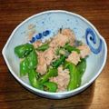 イギリスそうちゃん's cooksnap of when they made 万願寺唐辛子と鮭缶のポン酢和え.