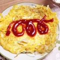 にーえみ's cooksnap of when they made 食物繊維たっぷり♪炒りキャベツの卵寄せ♪.