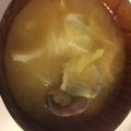 クックPW9C2T☆'s cooksnap of when they made あさりとたっぷりキャベツのみそ汁.