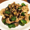 pecomuu's cooksnap of when they made ご飯がすすむ、豚肉とナスの味噌炒め.