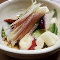 megrice's cooksnap of when they made タコと山芋胡瓜の酢の物.