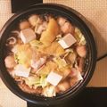 ayachan66's cooksnap of when they made 鶏ガラ塩スープ（お鍋）.