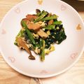 yuka119's cooksnap of when they made 小松菜とハムの中華味炒め.