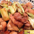 パフェうさこ's cooksnap of when they made とり肉で生姜焼き（ねぎ、海苔、わさびで）.