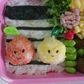 チビママ225's cooksnap of when they made 簡単♡小さなりんごちゃん♪キャラ弁.