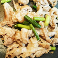 ままめまめん's cooksnap of when they made 豚肉とにんにくの芽のオイスター炒め♪.