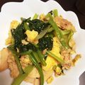 さリー！'s cooksnap of when they made 小松菜×卵×シーチキン炒め.