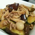 ちびまかろん's cooksnap of when they made なすとしめじのジューシーそぼろ煮.