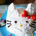 クックFVN739☆'s cooksnap of when they made キティちゃんのドームケーキ.