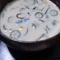 ぁぼかど's cooksnap of when they made 優しい味わい♪オクラの塩昆布ミルクスープ.