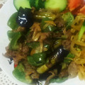 のぞきぱんだ's cooksnap of when they made 牛と茄子のピリ辛マヨ炒め.