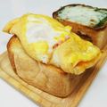 しじみごはん's cooksnap of when they made 明太チーズオムレツサンド.