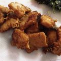 mェyuu's cooksnap of when they made お弁当に！フライパンでめかじきの立田揚げ.