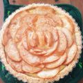 hosamina's cooksnap of when they made 桃の焼きカスタードタルト.