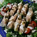 sara1213's cooksnap of when they made アボカドチーズの生ハム巻き.