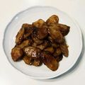 danaki's cooksnap of when they made コリコリごぼうの生姜焼き.