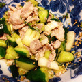 しょー☆'s cooksnap of when they made 豚とたたききゅうりのピリ辛胡麻和え.