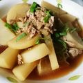 HaLu＊'s cooksnap of when they made ツナ大根☆ほっこり煮物♪.