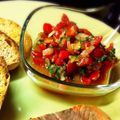 にだんバラ's cooksnap of when they made マリネトマトのブルスケッタ☆青じそ風味♪.