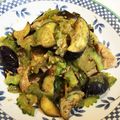 Ritsunaka's cooksnap of when they made ゴーヤとなすの味噌炒め.