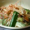 @ちんまりさん's cooksnap of when they made ミョウガとキュウリの梅肉和え.