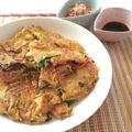デークス's cooksnap of when they made スパムとニラでヒラヤーチー！沖縄風チヂミ.
