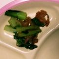 ハリーポッター♡'s cooksnap of when they made 材料２つだけ！油かすとチンゲン菜の炒め物.