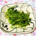 うさうさまろん's cooksnap of when they made 白だしDE 豆苗の簡単炒めもの.