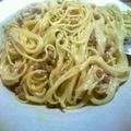 kjhyhii's cooksnap of when they made 分殺(｀▽´)　たけのこぺぺロンチーノ。.