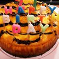 Atsu＆Aki's cooksnap of when they made かぼちゃのチーズケーキ★ハロウィンにも◎.