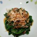 ゆーき13's cooksnap of when they made 夏バテ予防疲労回復に♡ツルムラサキポン酢.