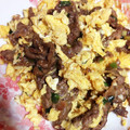 ごふぁんだ's cooksnap of when they made 牛肉とふわとろ卵の炒め物.