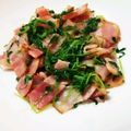 ぽこりんりんりん's cooksnap of when they made お弁当の隙間に♪簡単節約ベーコン豆苗炒め.