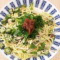 きたゆー's cooksnap of when they made 簡単！ツナと梅パスタ.