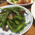 tonapan's cooksnap of when they made シンプル炒め！ししとうとベーコン☆.