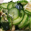 かっぱとくま's cooksnap of when they made 胡瓜とわかめとえのきの麺つゆ浸し.