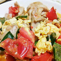 riea1130's cooksnap of when they made 鶏もも肉のとまたまマヨ炒め.