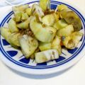 むぴょこぴょこん's cooksnap of when they made レンジ蒸し茄子のわさび醤油和え.