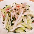 たけむーゆんた's cooksnap of when they made 超カンタン！大根とキュウリの梅サラダ.