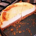yoyoさん's cooksnap of when they made クリームチーズ半分!ベイクドチーズケーキ.