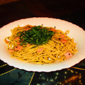 ジョングレ's cooksnap of when they made 夜食グルメ★昆布茶と黒ごまの和風パスタ.