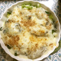 めだかっち５匹's cooksnap of when they made 牡蠣とほうれん草の豆乳グラタン.